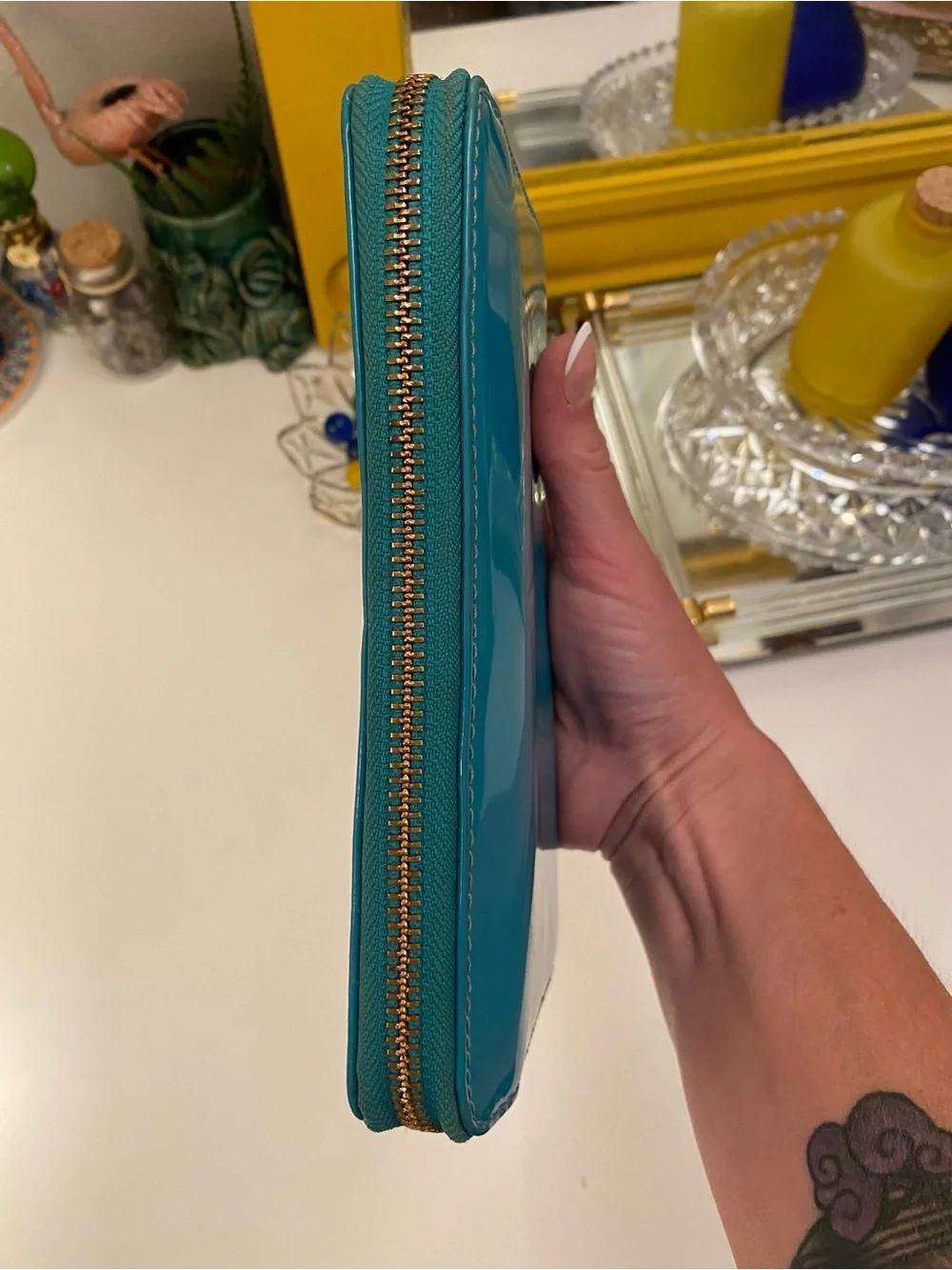Tory Burch Patent Leather Wallet